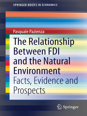 cover image of The Relationship Between FDI and the Natural Environment